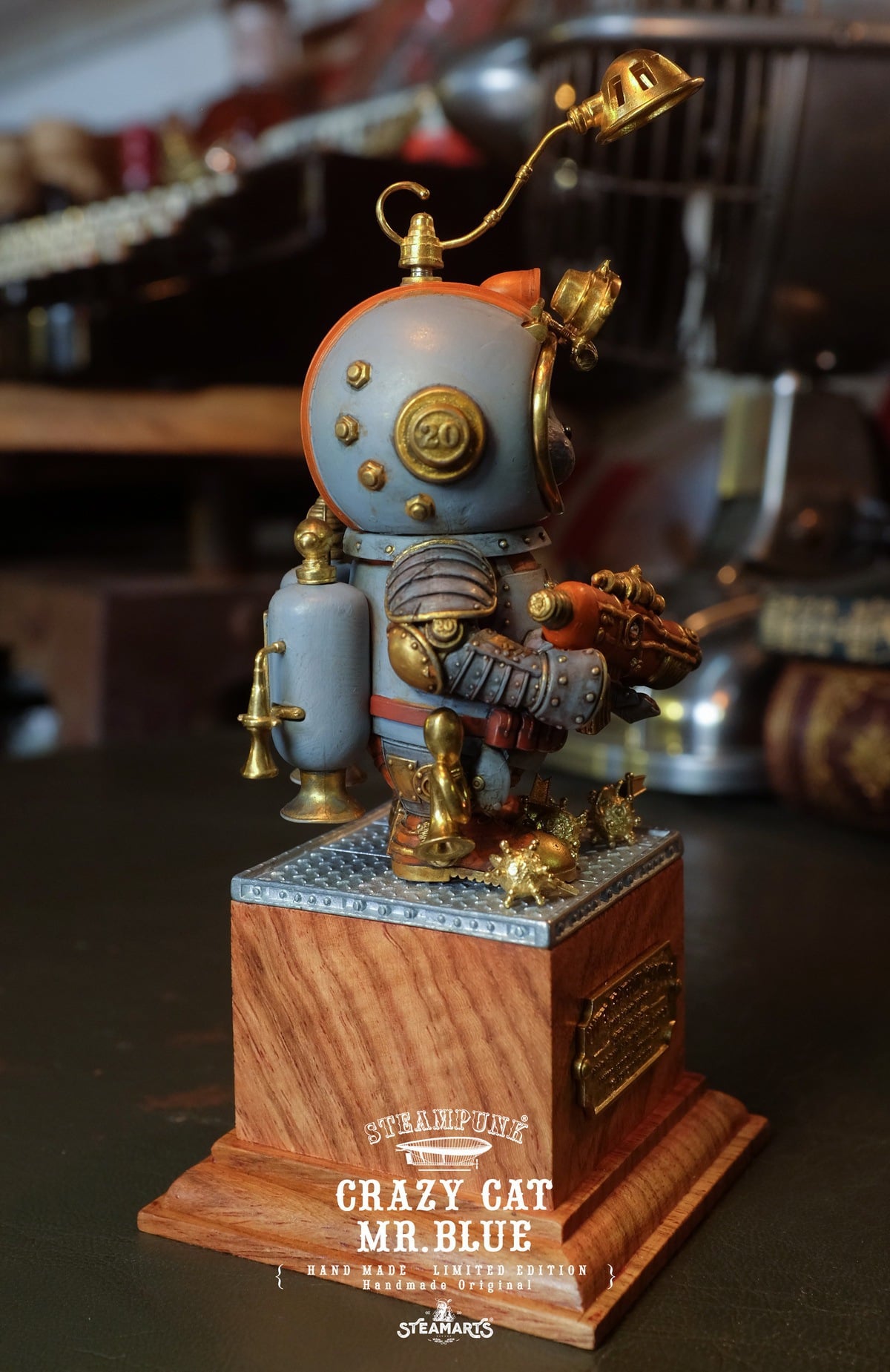 [สั่งจอง]STEAMARTS : CRAZY CAT MR.BLUE [Grey/Blue version]