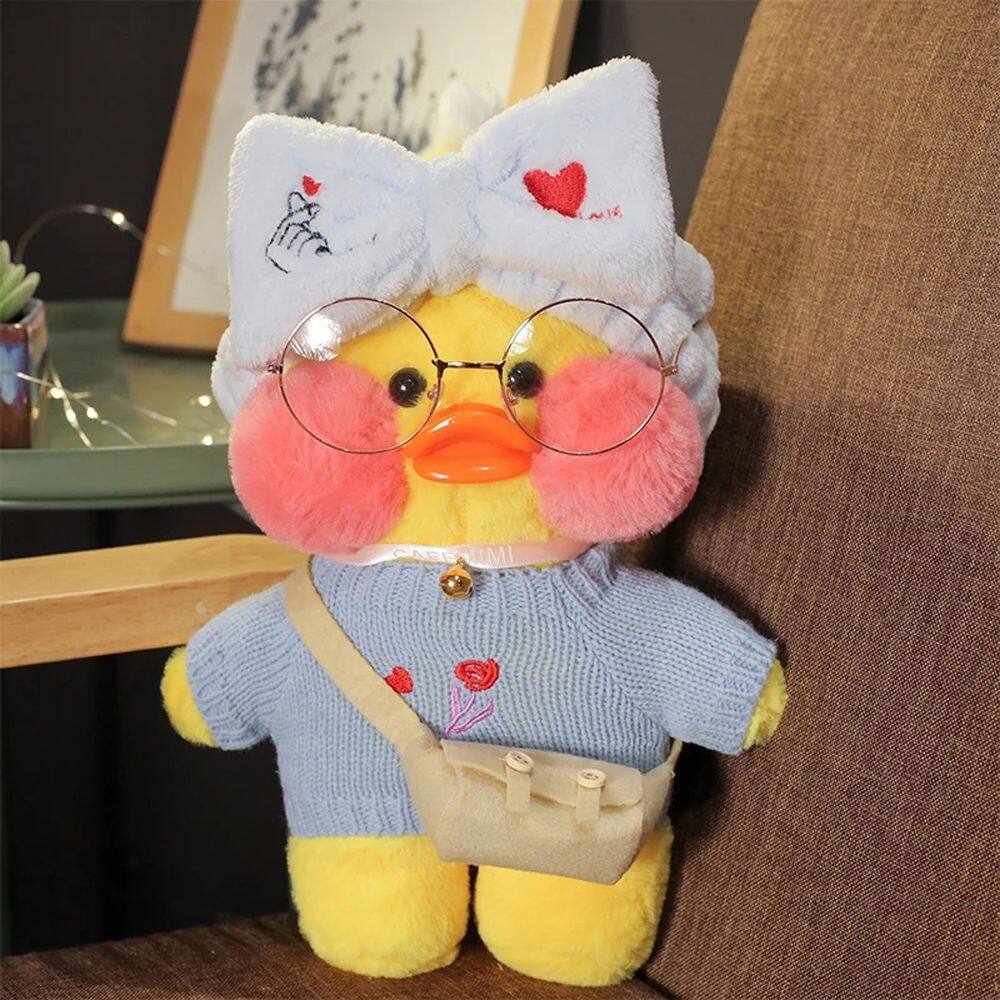 ตุ๊กตาเป็ดน่ารัก พร้อมเสื้อผ้าและเครื่องแต่งกาย