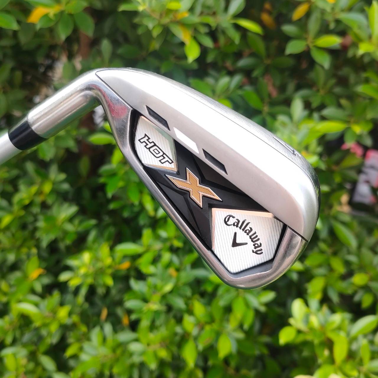 **ไม้กอล์ฟสำหรับท่านที่ถนัดซ้าย** ชุดเหล็ก CALLAWAY X HOT มีเหล็ก 4-9 ก้าน XHOT FLEX S เหล็กตีมันส์ และง่ายในเหล็กเดียวกัน มี CAVITY ลึก ก้านแบบเจาะทะลุ ฟีลลิ่งจะตีลงพื้นได้ดี!! ไม้กอล์ฟมือสอง ของแท้ BY NakaraLuxurious