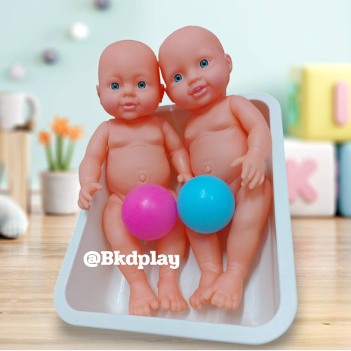 ตุ๊กตาทารก ตุ๊กตาแรกเกิด 14” แถมผ้าขนหนูอาบน้ำ มีอวัยวะชาย-หญิง ราคาต่อ1ตัว, ของเล่นเสริมพัฒนาการ, ของเล่นเด็กอนุบาล, สื่อการสอน สอนอาบน้ำ