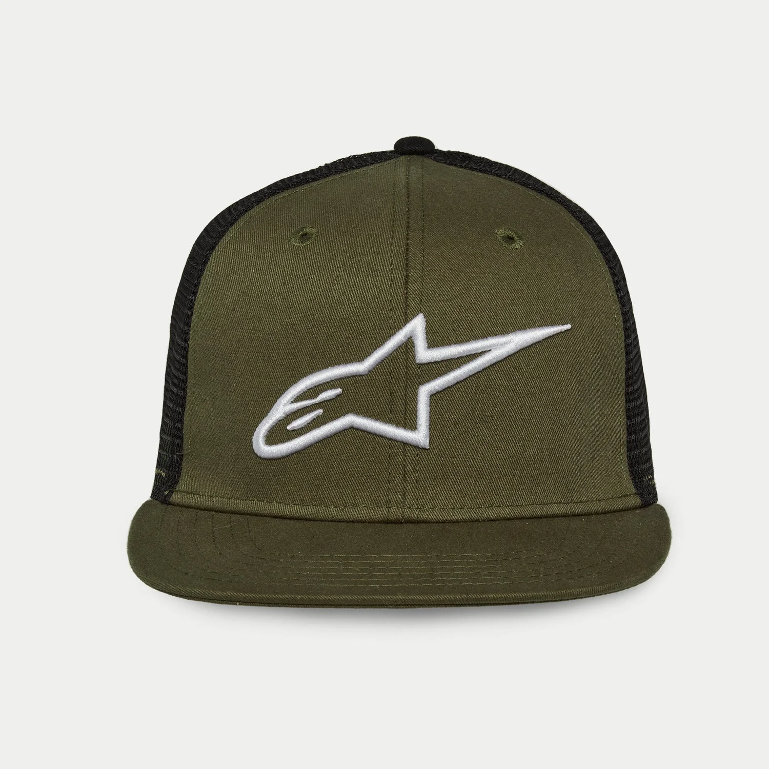 หมวกแก๊ป Alpinestars Corp Trucker Hat - Military/Black