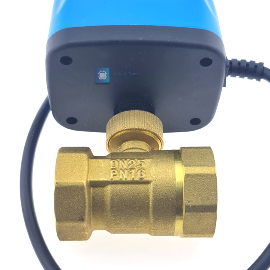 Electric two-way ball valve DN25 1" 12-24v two-wire normally closed
