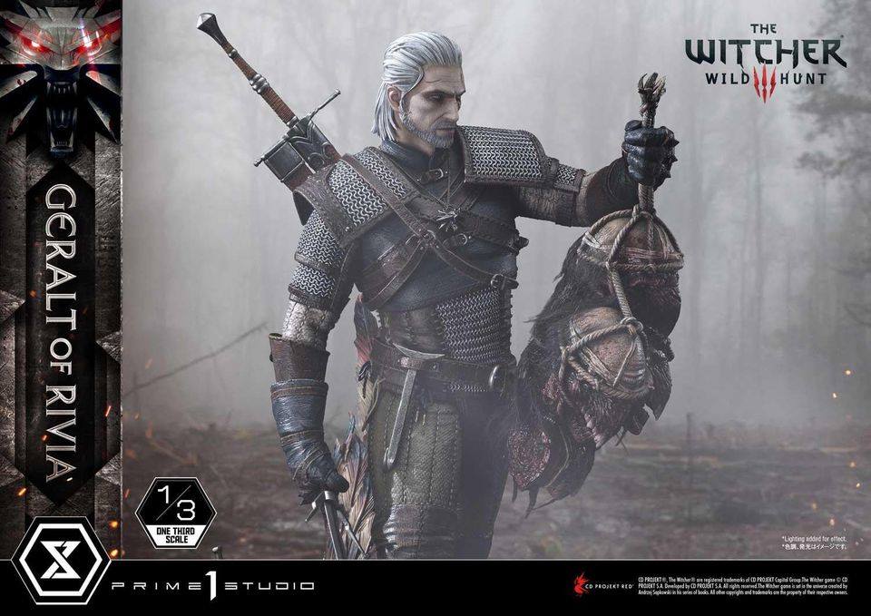 [สั่งจอง]Prime 1 Studio MMW3-01DX 1/3 scale Geralt of Rivia (The Witcher 3) Deluxe Version