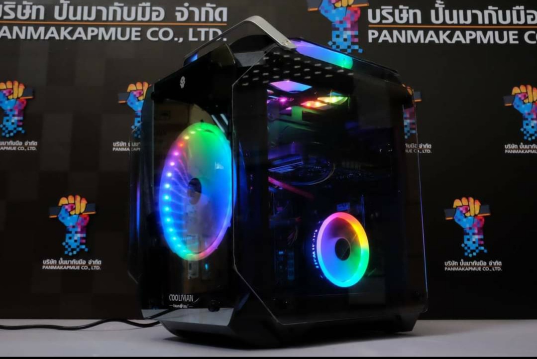 PC ประกอบ ใช้ทำงานเอกสาร✅Tsunami Coolman Gorilla Super ATX RGB (Black) (CPU : i7-4770 Ram : 8 GB)