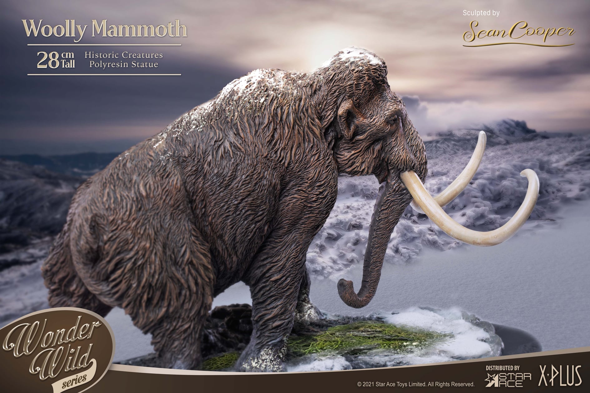 [สั่งจอง]X-Plus / STAR ACE Toys SA5001 : "WONDER WILD" series - Wooly Mammoth Statue