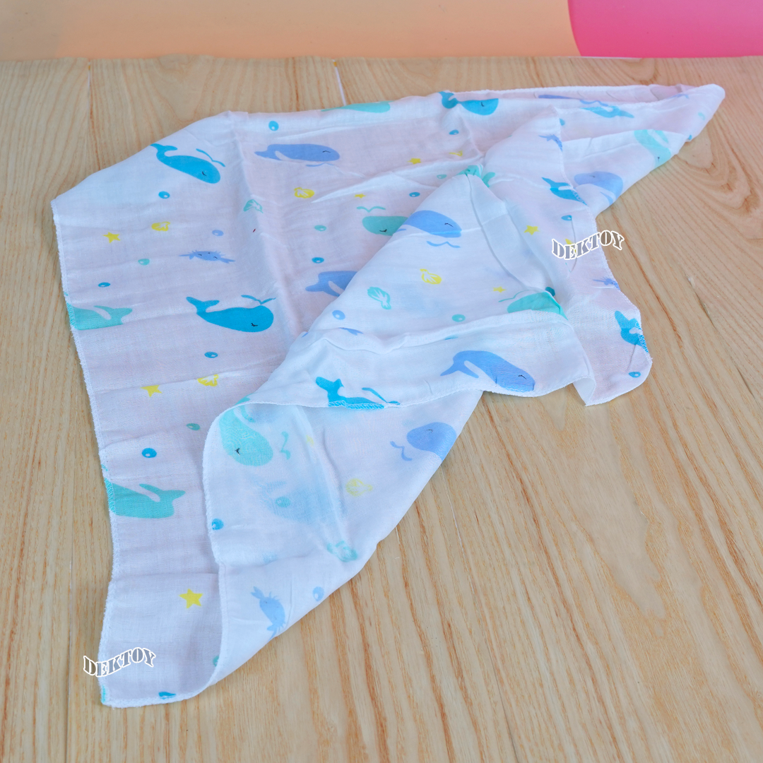 Litelhome ผ้าอ้อมเด็ก ผ้าอ้อมสาลู 28 นิ้ว 12 ผืน