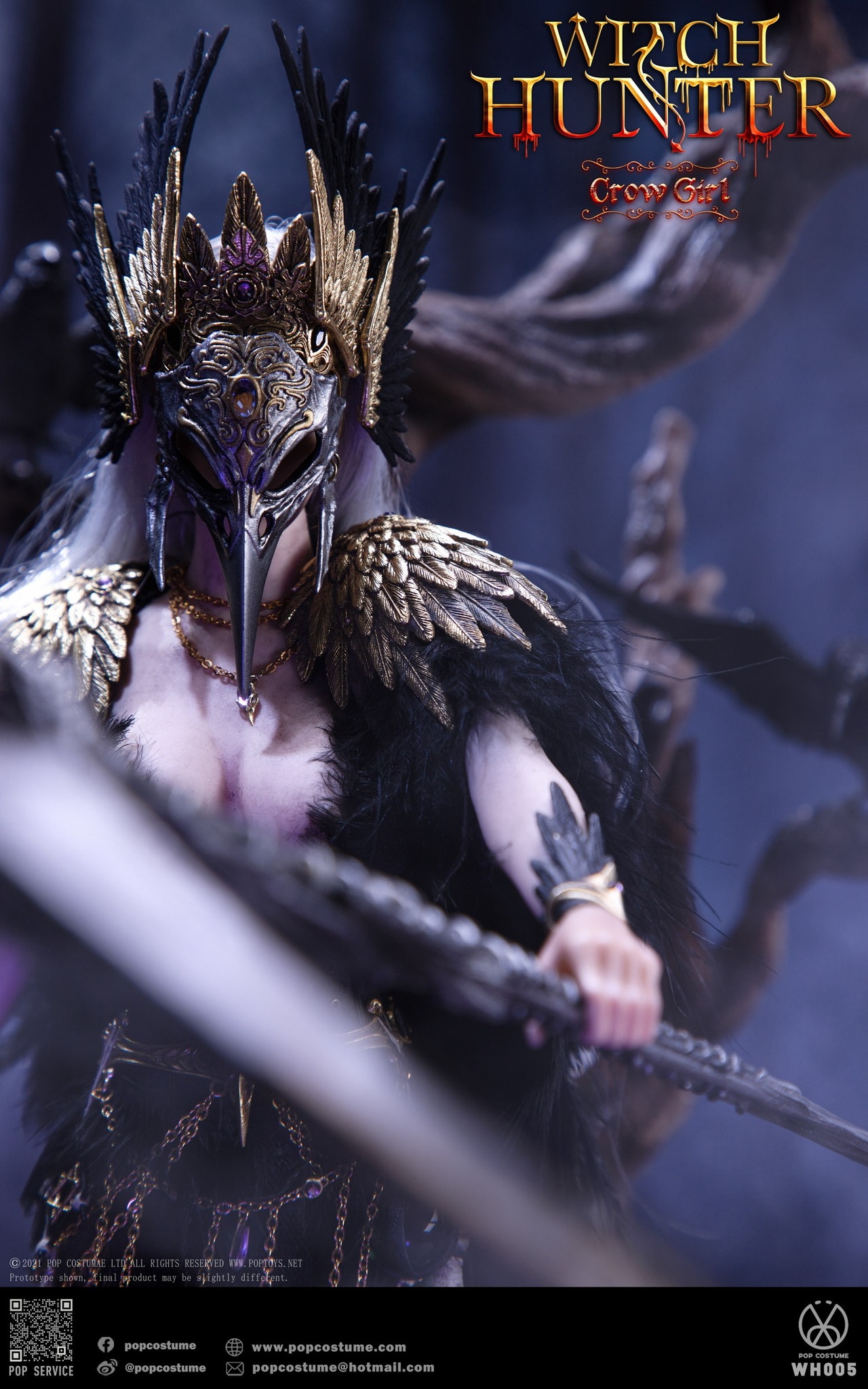 [สั่งจอง]POP COSTUME 1/6 : Witch Hunter Series-The Crow Girl