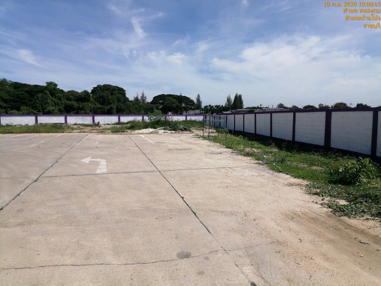 ขนส่ง(บ้านโป่ง) ก่อสร้างรั้วรอบขนส่ง