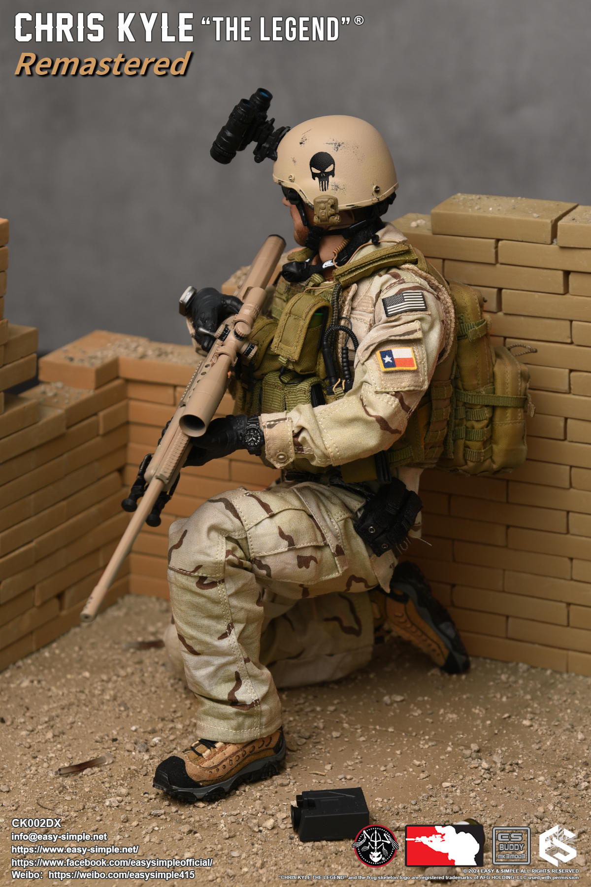 [สั่งจอง] BlackOpsToys X Easy&Simple 1/6 : Chris Kyle "The Legend" Remastered