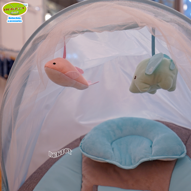 Sanpaulo เปลไกวเด็กไฟฟ้า เปลไฟฟ้า รุ่น SY608 สีฟ้า