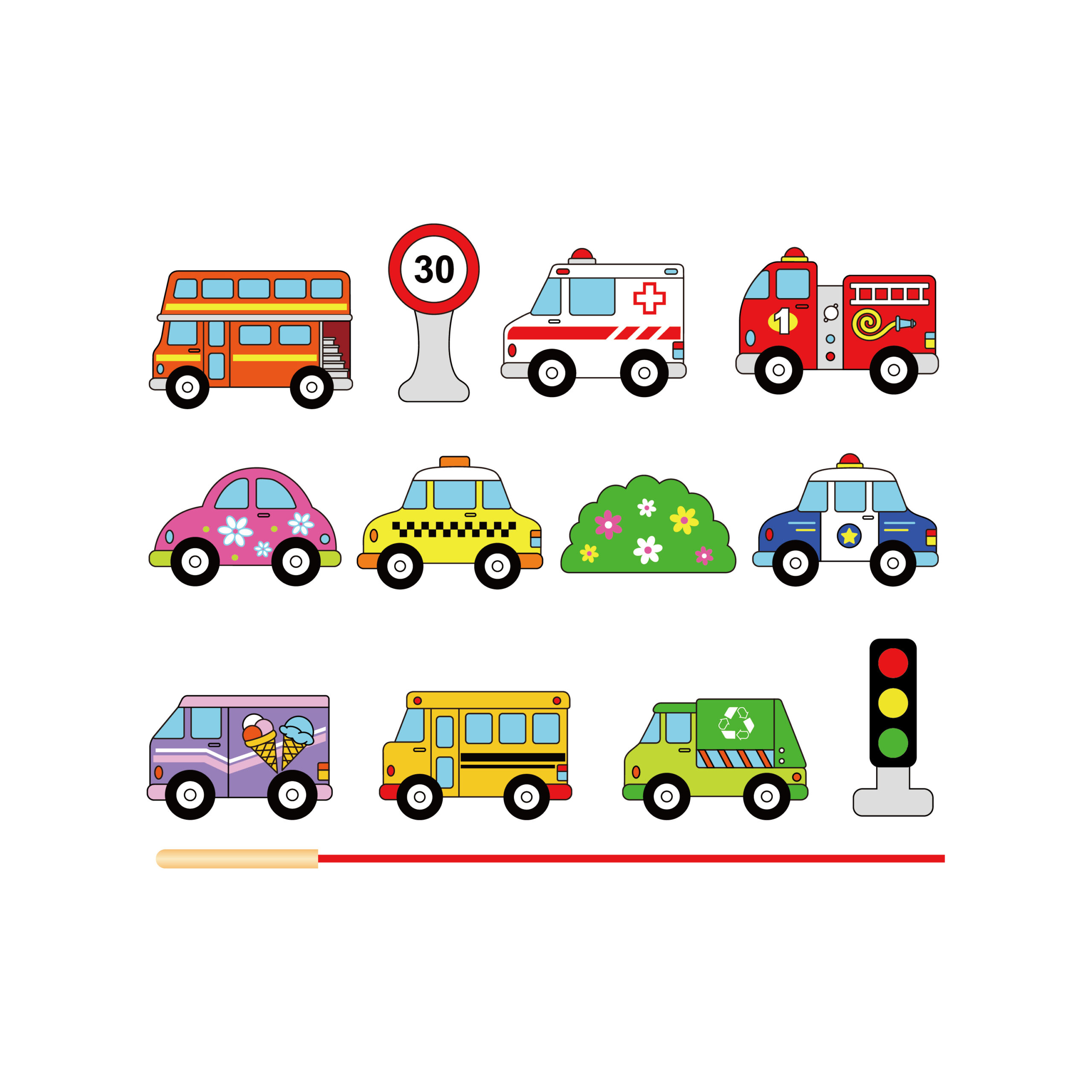 ชุดตัวร้อยเชือกยานพาหนะ 12 ชิ้น ของเล่น, ของเล่นเด็ก, ของเล่นเสริมพัฒนาการ,สื่อ , ของเล่นเด็กอนุบาล พร้อมส่ง