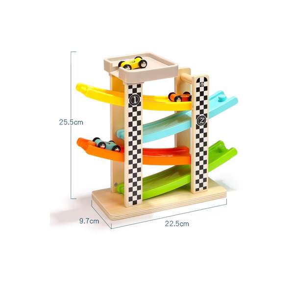 หอคอยรถแข่ง ,ของเล่นเสริมพัฒนาการ, ของเล่นเด็กอนุบาล, สื่อการสอนเด็กอนุบาล พร้อมส่ง