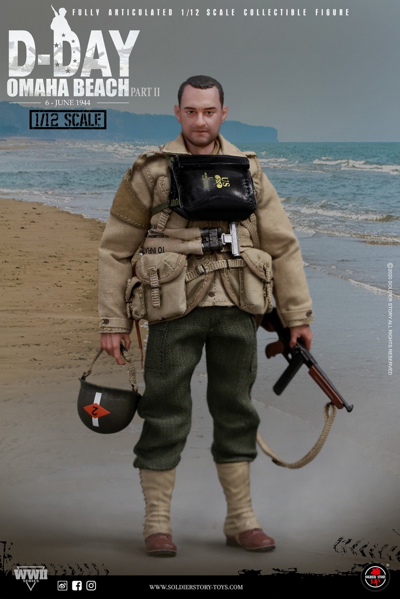 [สั่งจอง] SoldierStory SSM-004 1/12th Scale WWII US. 2nd Ranger Battalion “Captain”