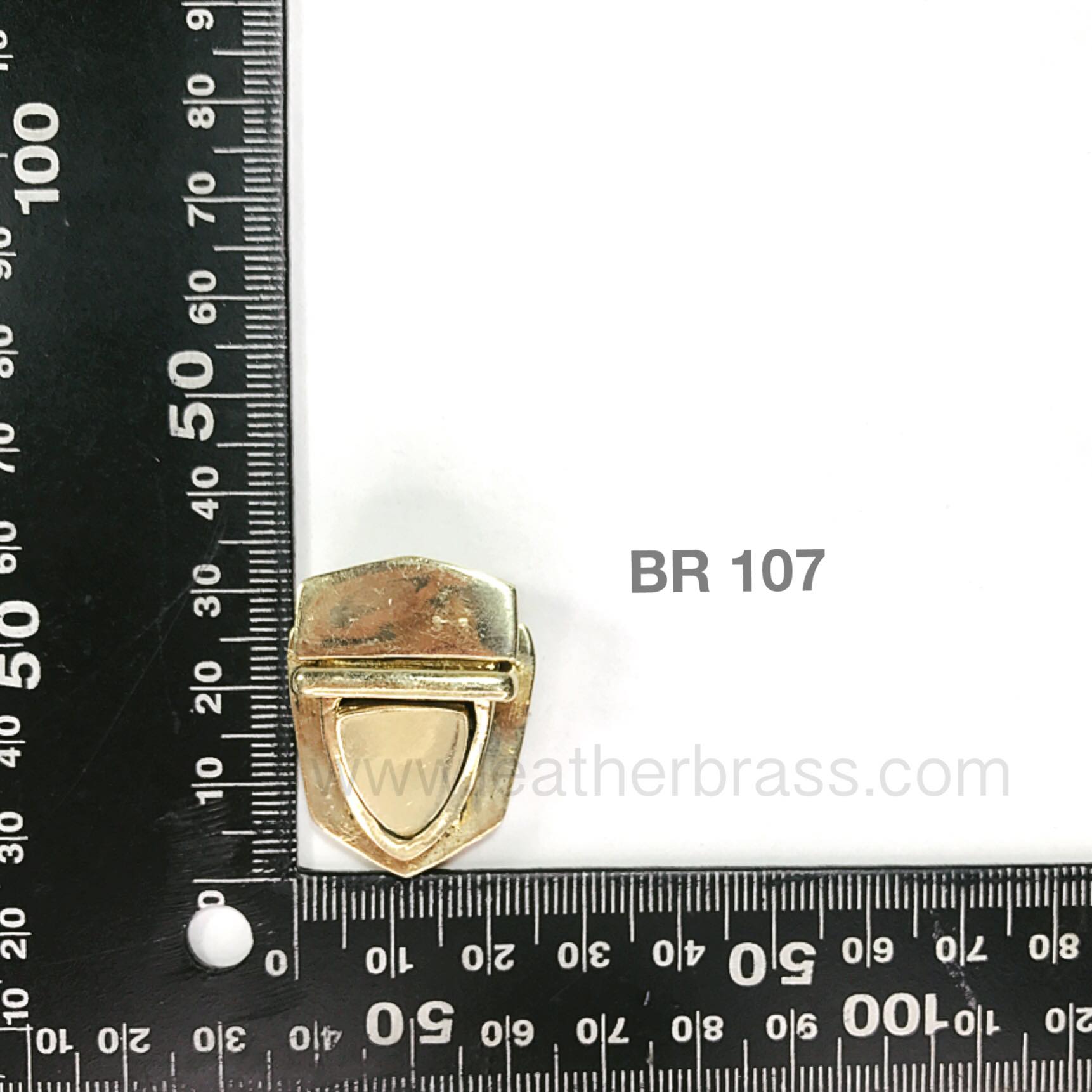 BR107 อะไหล่ล็อกกระเป๋า Classic อะไหล่กระเป๋าสะพาย อะไหล่ทองเหลืองแท้ leatherbrass**ราคาต่อชิ้น**