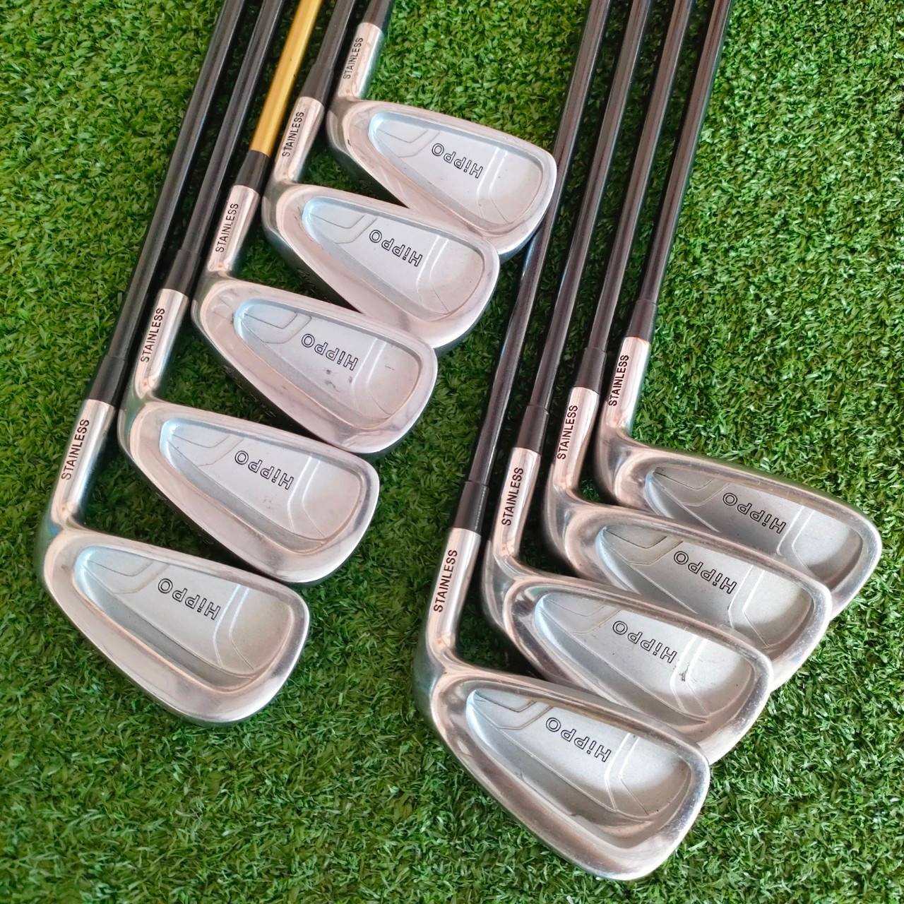 ชุดเหล็ก HIPPO John Daly มีเหล็ก 3-9 เเละ PW SW ก้าน HIPPO POWER FLEX R เป็นรุ่นที่ John Daly ไม้กอล์ฟมือสอง ของแท้ BY NakaraLuxurious