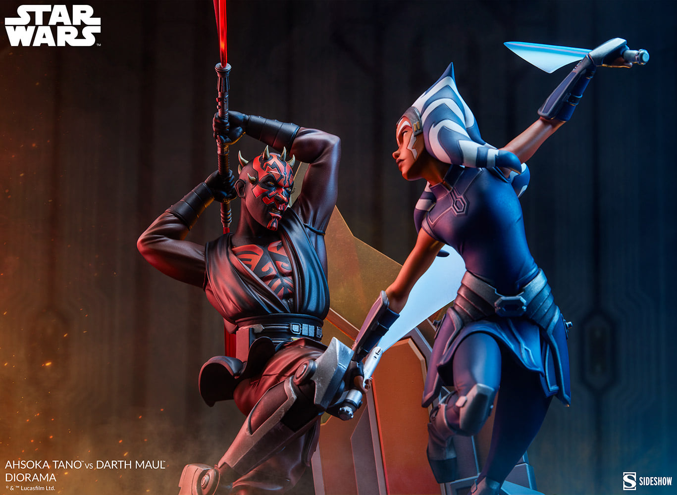 [สั่งจอง]Sideshow Collectibles 200619 : Ahsoka Tano VS Darth Maul