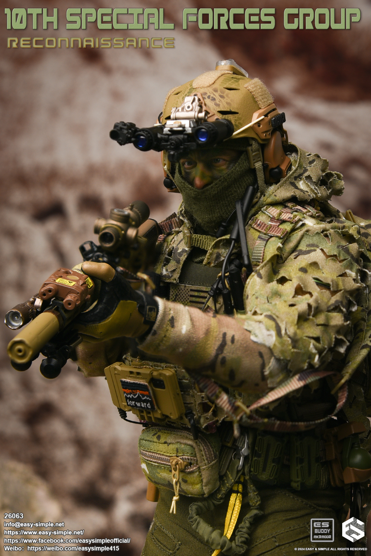 [สั่งจอง] Easy&Simple 26063 1/6 : 10TH SPECIAL FORCES GROUP Reconnaissance