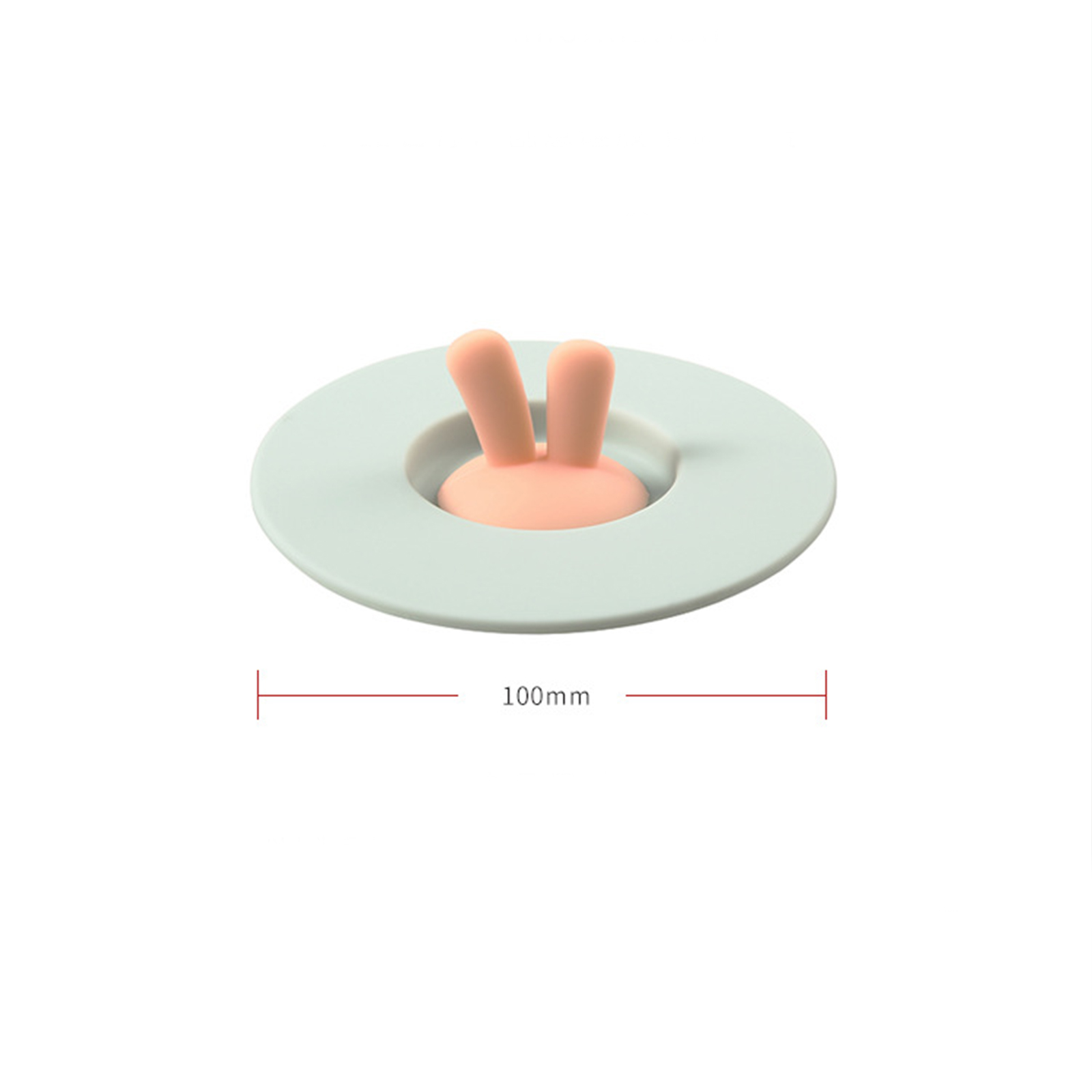 🔥Sale ลดราคา🔥 ฝาปิดแก้ว ซิลิโคน สูญญากาศ ที่จับหูกระต่าย ดีไซน์น่ารัก สวยงาม มีให้เลือก 3สี