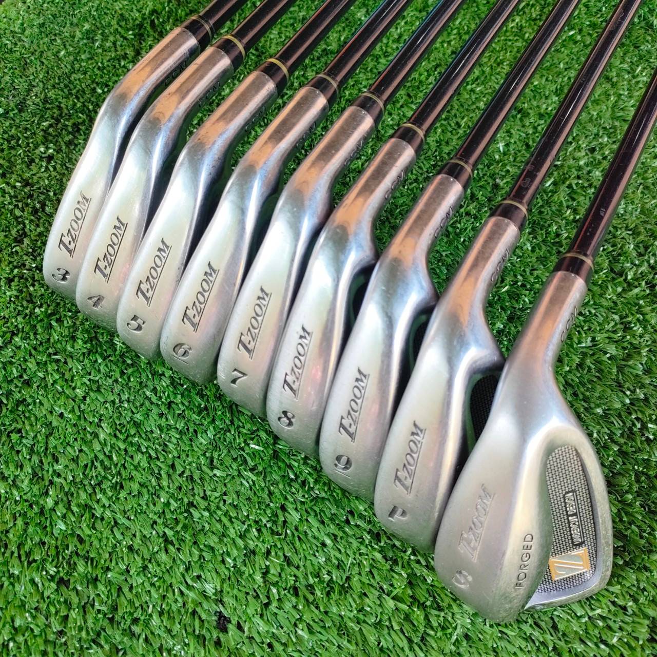 ชุดเหล็ก T-ZOOM Z UNDERCUT DESIGN เหล็ก FORGED CAVITY สุดพรีเมี่ยมจากญี่ปุ่น ไม้กอล์ฟพรีเมี่ยมมือสอง By NakaraLuxurious