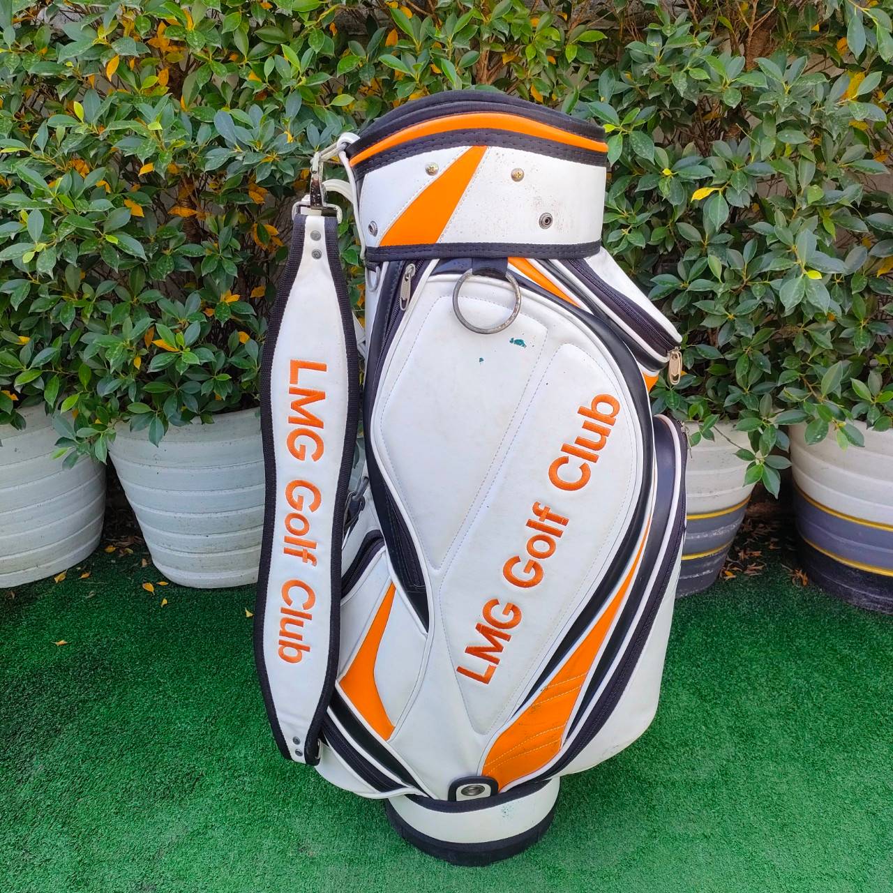 ถุงกอล์ฟ LMG GOLF CLUB มือสอง ถุง TOUR ใบใหญ่ หนังสวย บุกำมะหยี่