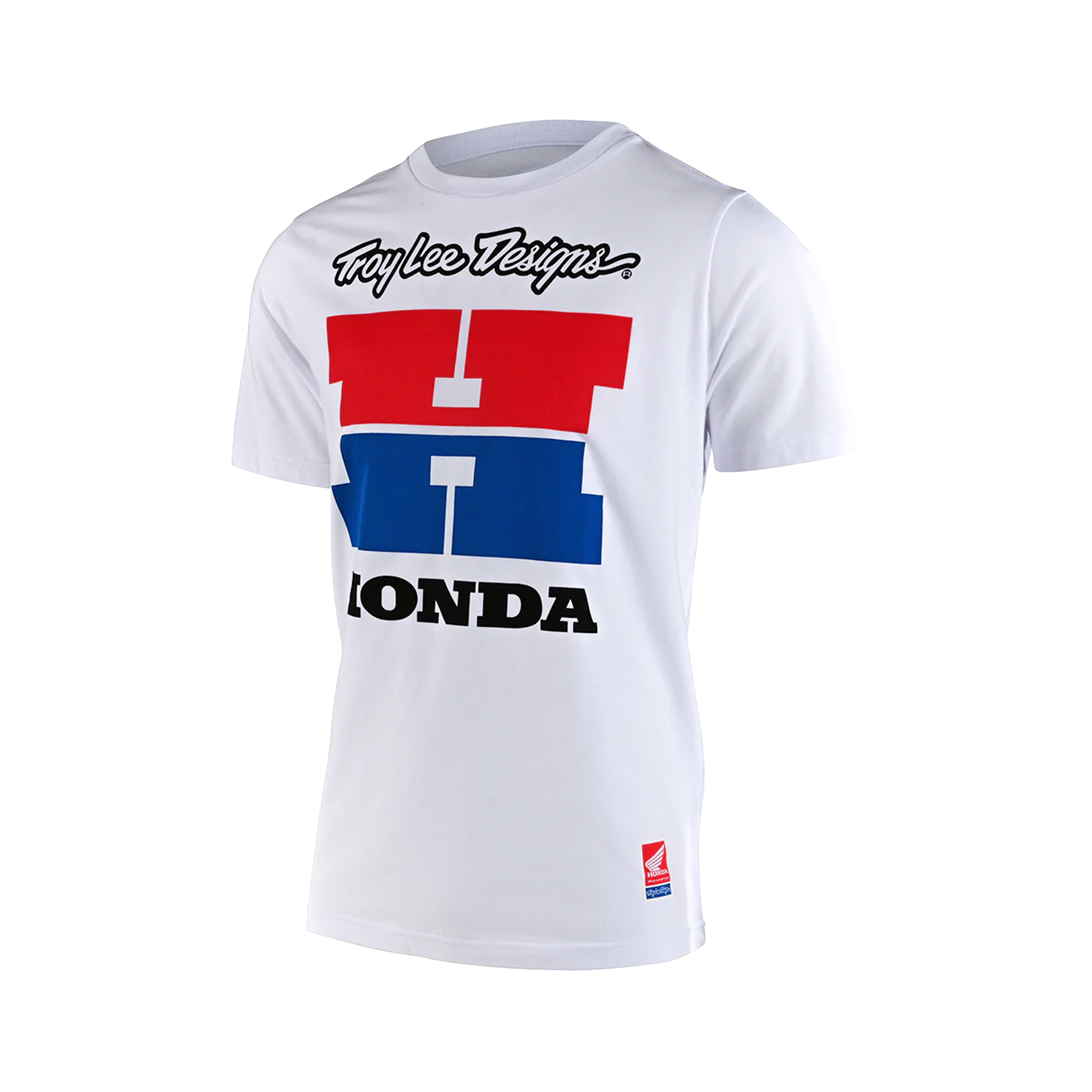เสื้อยืด Troy Lee Designs Short Sleeve Tee TLD Honda Rc 500 White