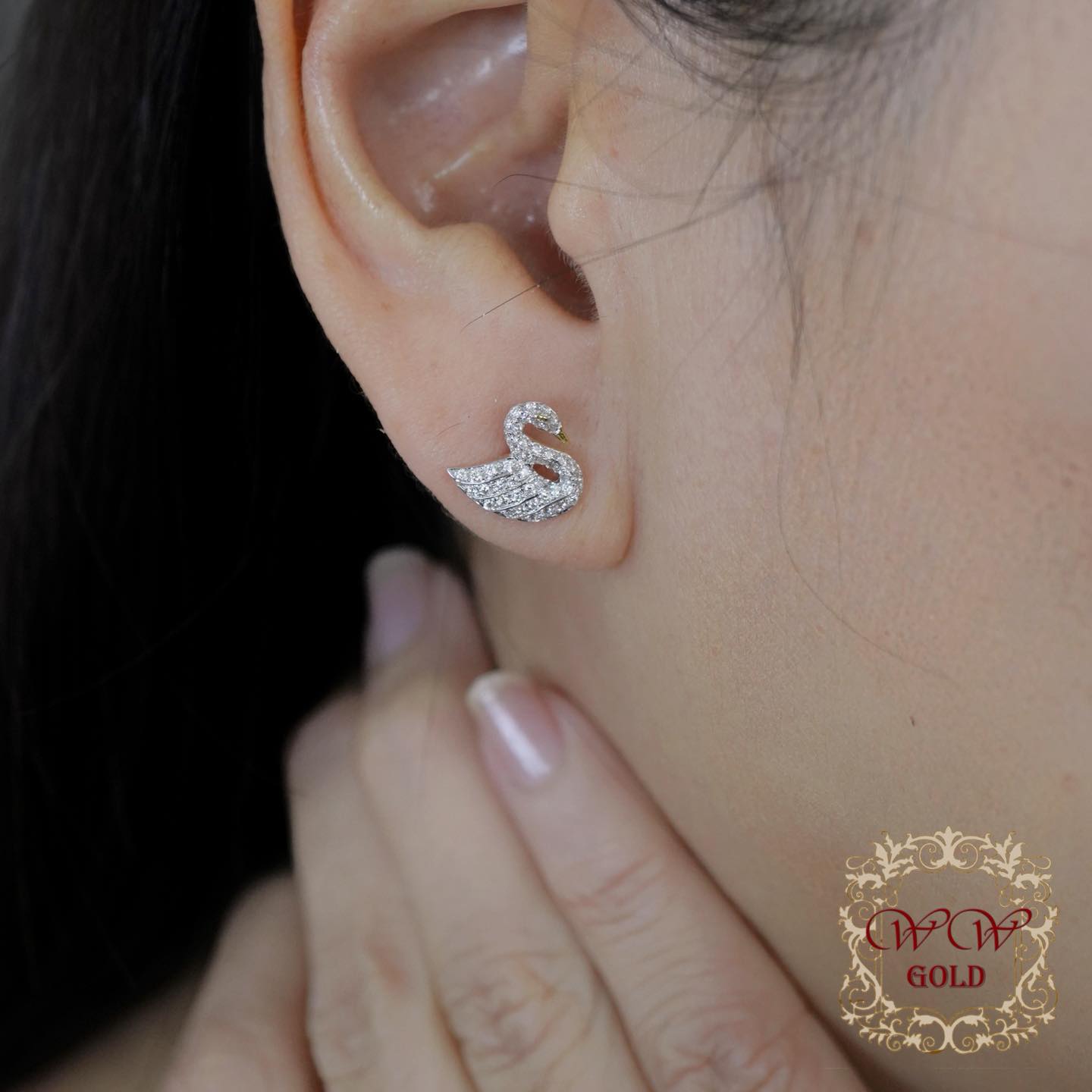 ต่างหูหงส์^^