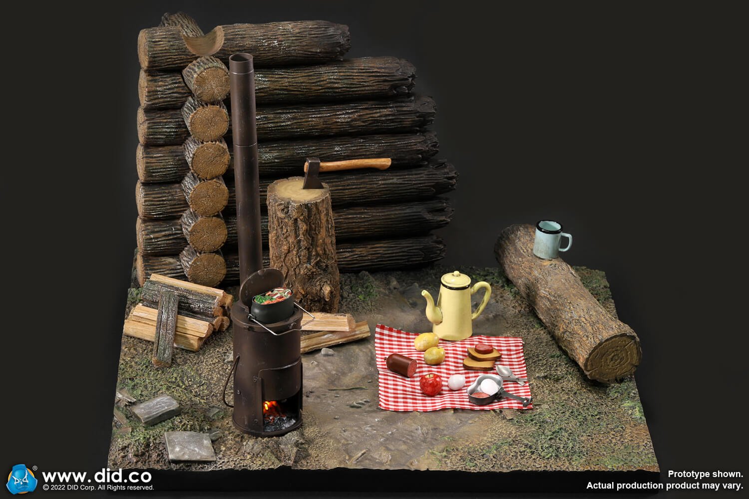 [สั่งจอง]DID 1/6 E60067 : WWII Stove Diorama Set