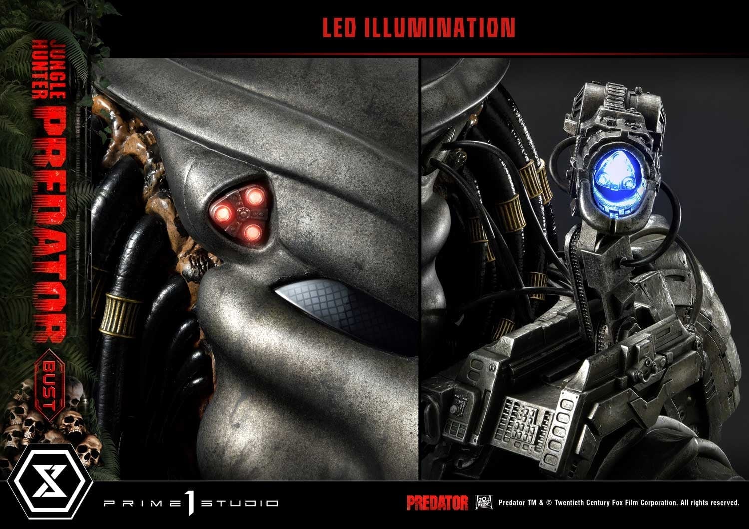 [สั่งจอง]Prime 1 Studio 1/3 : Jungle Hunter Predator Bust (Predator 1987)