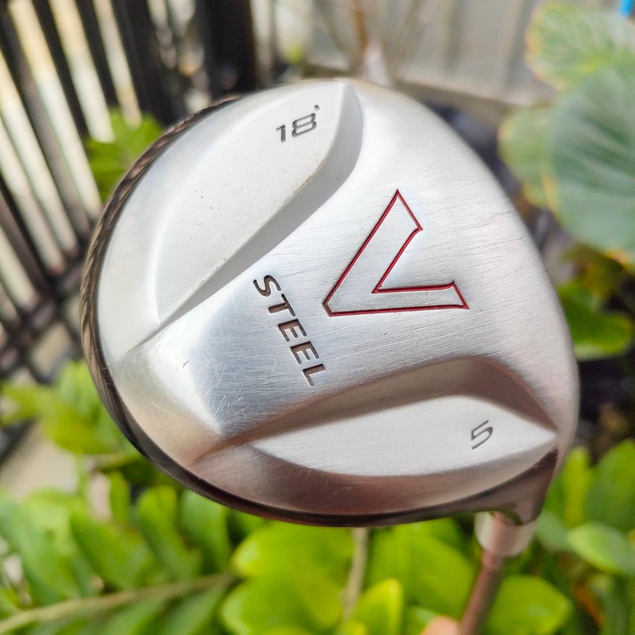 FW5 TAYLORMADE V STEEL องศา 18 ก้าน MAS 2 FLEX R เป็นรุ่นที่ตีดีมากๆทั้งวัสดุ STEEL ไม้กอล์ฟมือสอง ของแท้ BY NakaraLuxurious