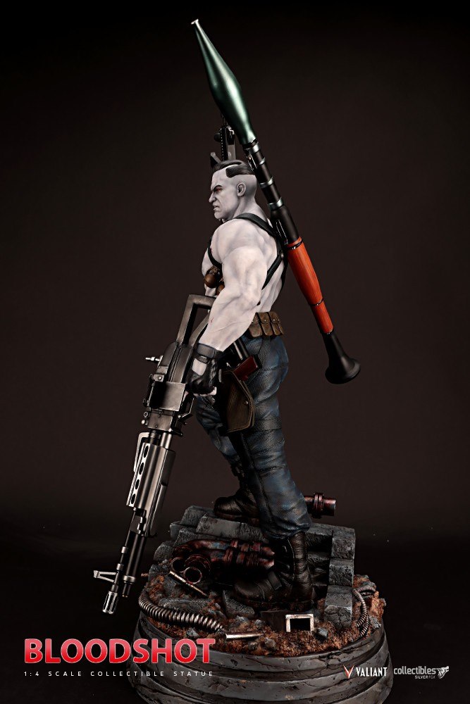[สั่งจอง]Silver Fox 1/4 Valiant Legendary Scale Statue - Bloodshot