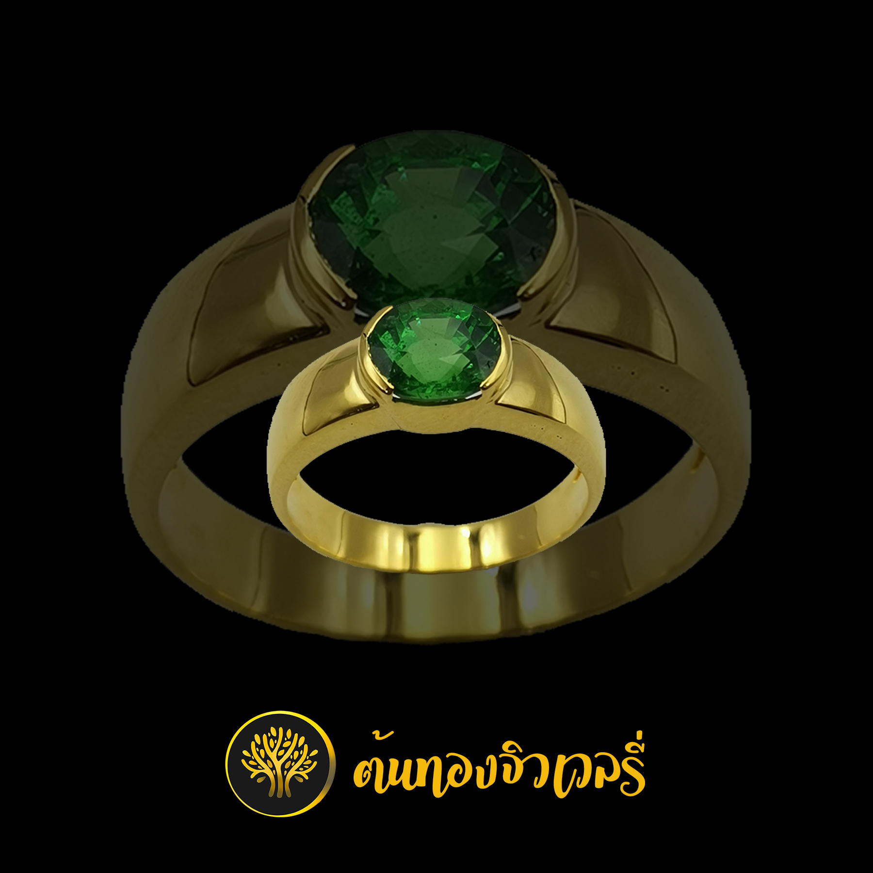 แหวนพลอยเขียวส่อง เรียบเกินนนน แต่สวยเกินนนน