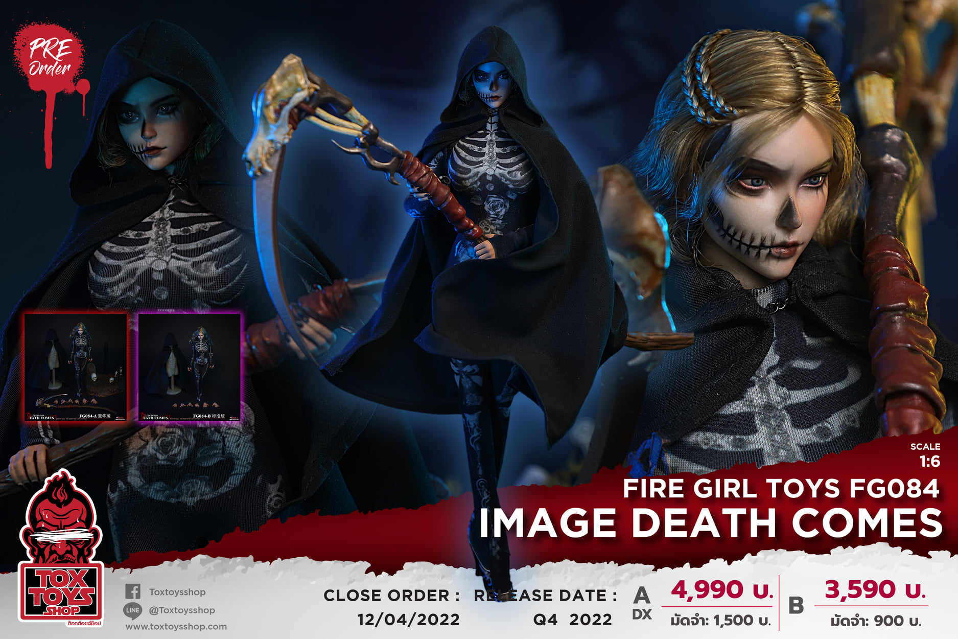 [สั่งจอง]Fire Girl Toys FG084 1/6 : image Death comes