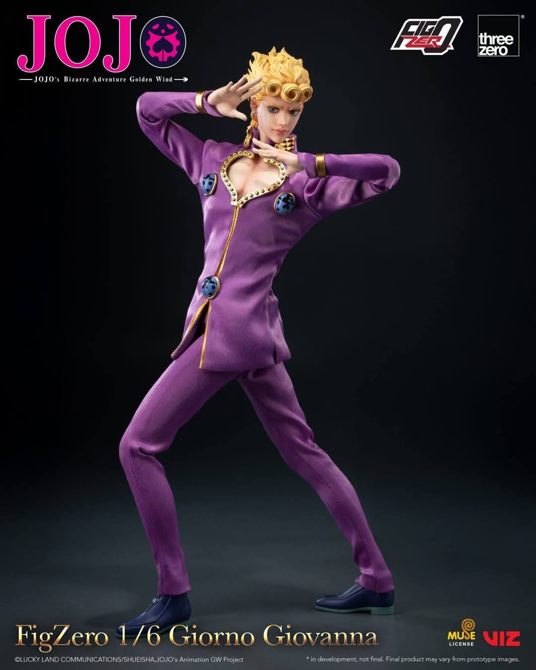 [สั่งจอง]Threezero 3Z06570M0 1/6 : JOJO’s Bizarre Adventure: Golden Wind FigZero - Giorno Giovanna