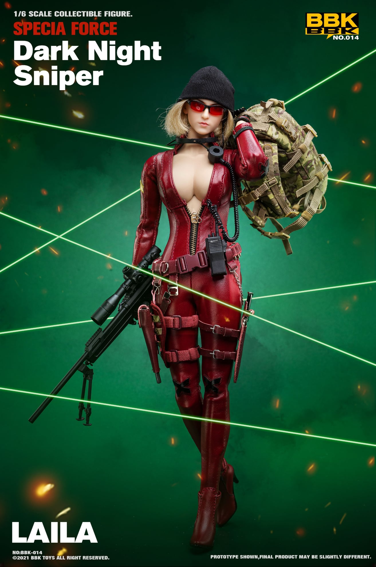 [สั่งจอง]BBK BBK014 1/6 : Dark Night Sniper Laila