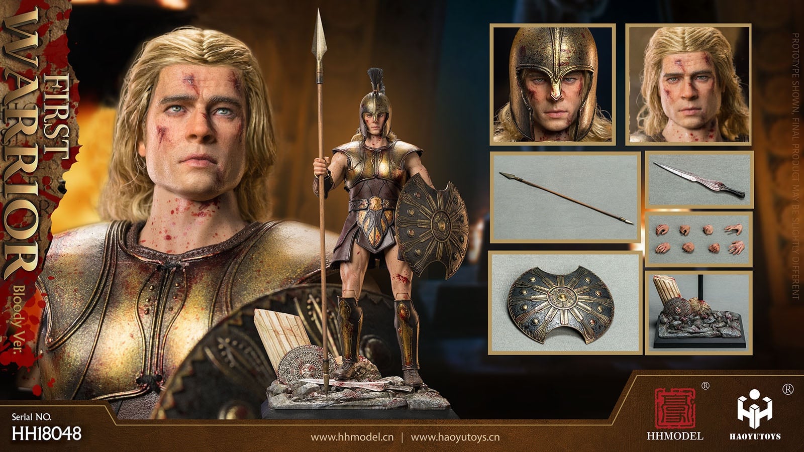 [สั่งจอง]HHMODEL & HAOYUTOYS 1/6 : Empire Legion-Trojan Horse Massacre - Greek First Warrior