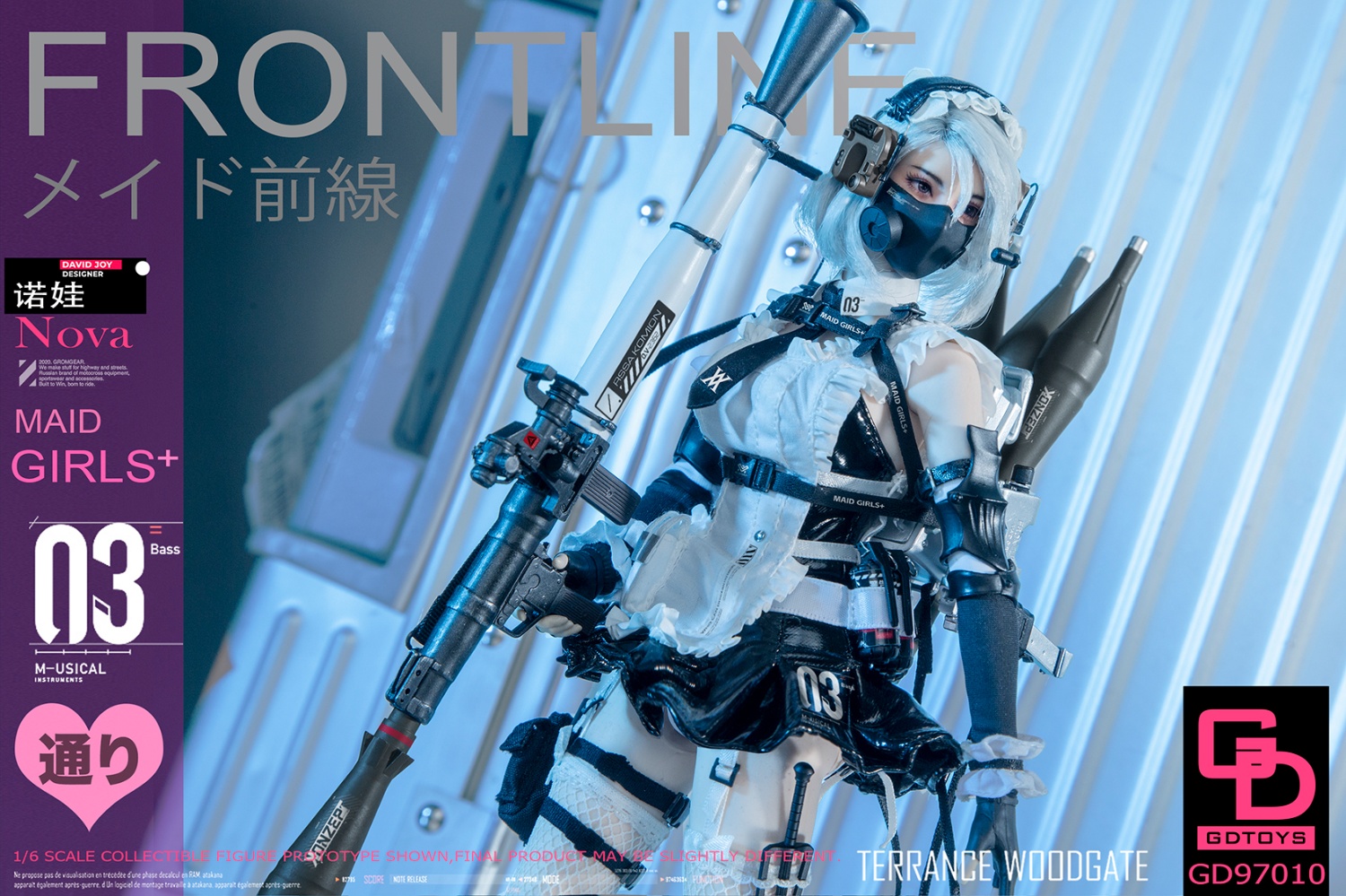 [สั่งจอง] GDTOYS GD97010 1/6 ： Frontline Maid Issue 03 NOVA movable eyes