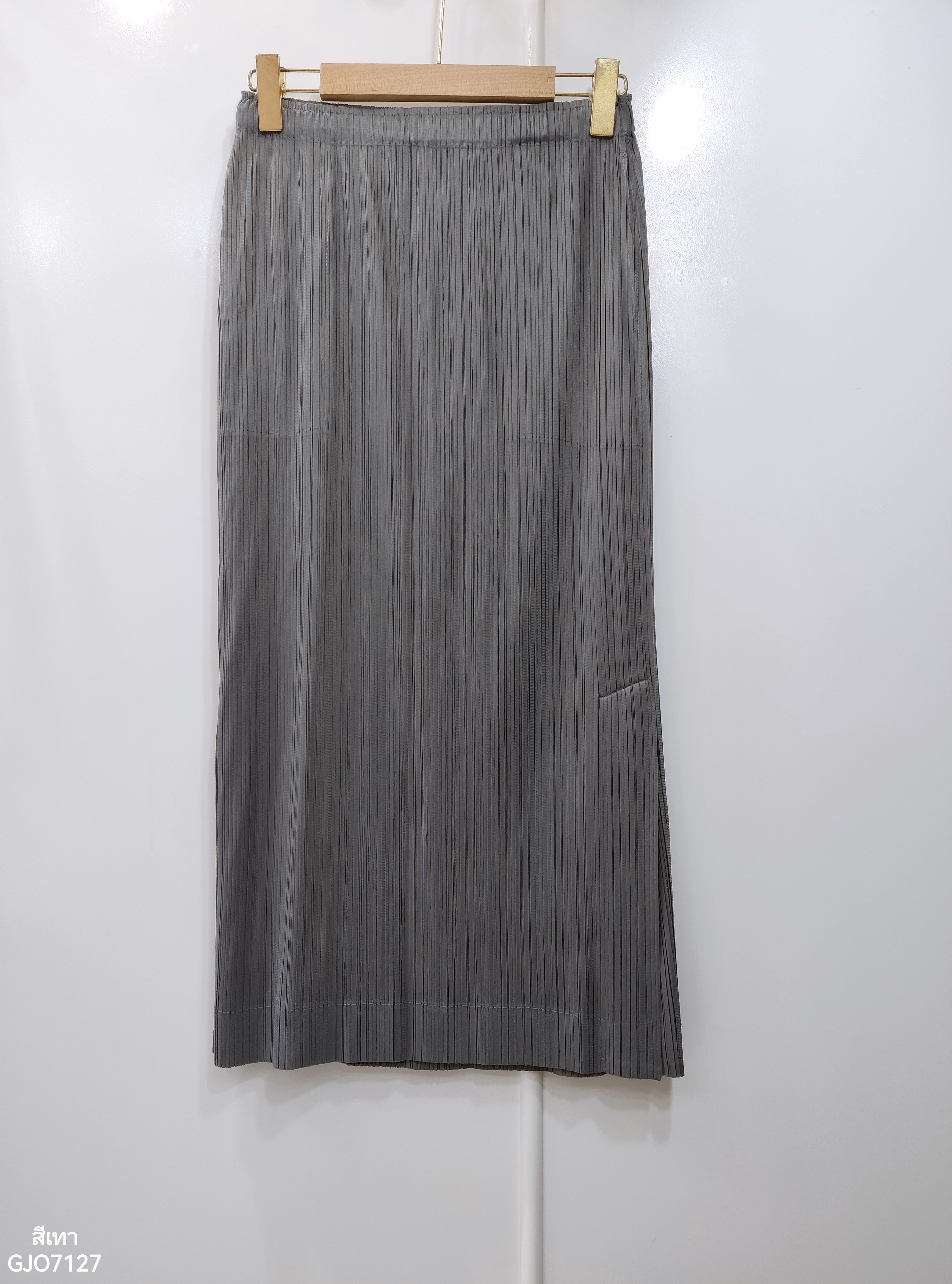 ยาว 32นิ้ว! 2MUAY รุ่น GJO7127 กระโปรงผู้หญิง กระโปรงอัดพลีทคุณภาพ 12สี FREE SIZE SIMPLY PLEATED SKIRT