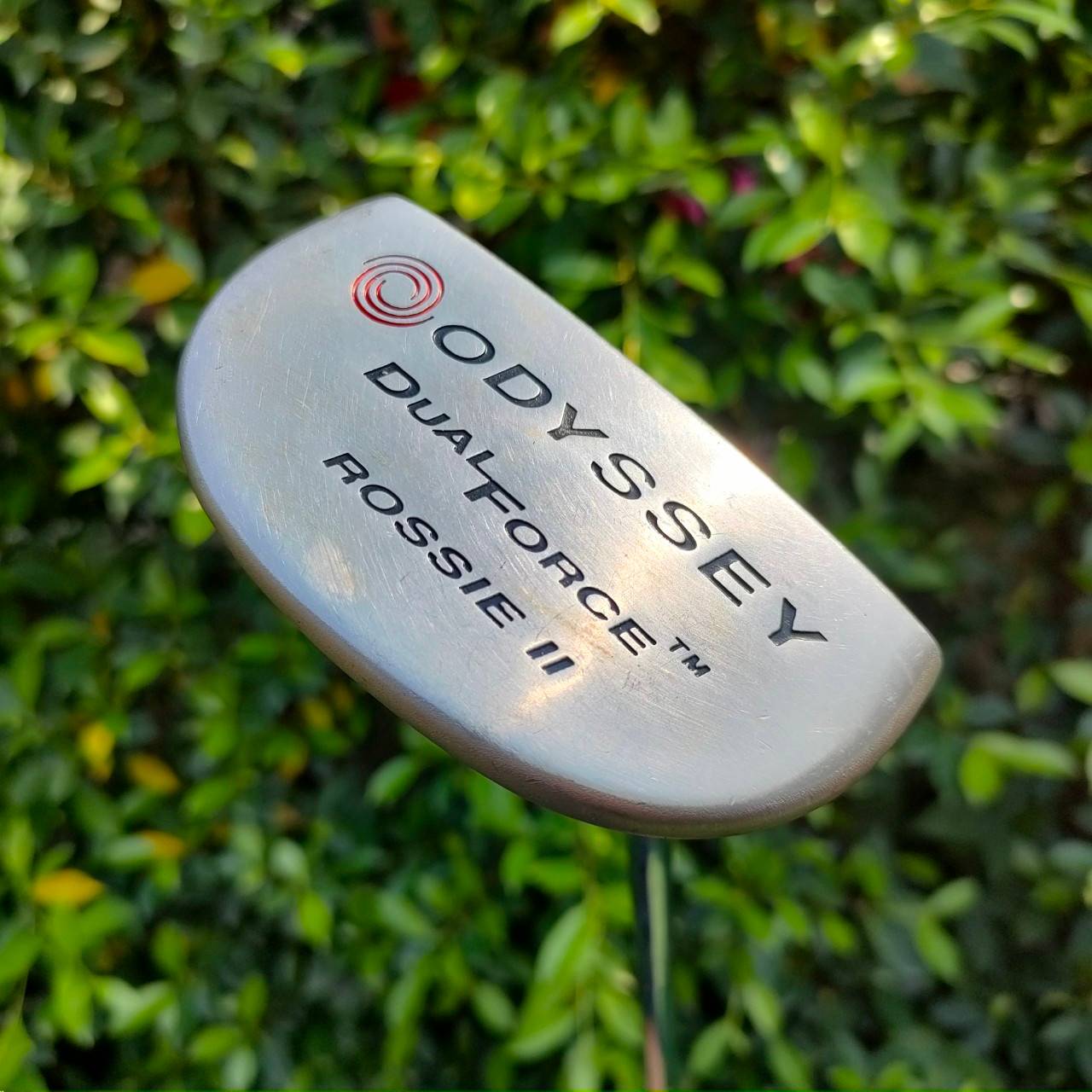 PUTTER ODYSSEY DUAL FORCE ROSSIE II ความยาว 35 นิ้ว ก้าน ODYSSEY DUAL FORCE รุ่นนี้หน้าดำ และยังหน้า Milled ทำให้เกาะไลน์แบบสุดๆเลยครับ
