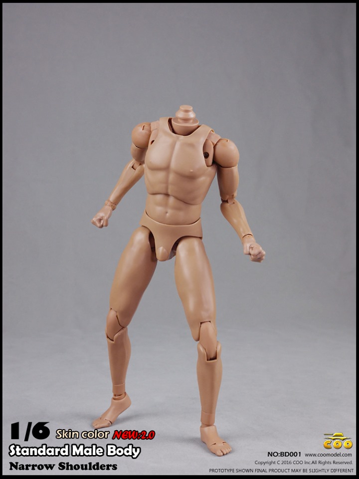 [พร้อมส่ง] COOMODEL 1/6 NEW:2.0 standard male Body NO:BD001 -บอดี้เปล่าสำหรับแอ็คชั่นฟิกเกอร์สเกล 1/6