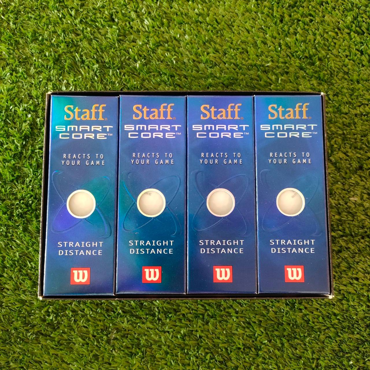 ลูกกอล์ฟ WILSON STAFF ลูกใหม่ ตีไกล สปินดี ราคาดี ขายเป็นโหล *** 12 ลูก *** ลูกมือหนึ่งพร้อมกล่อง