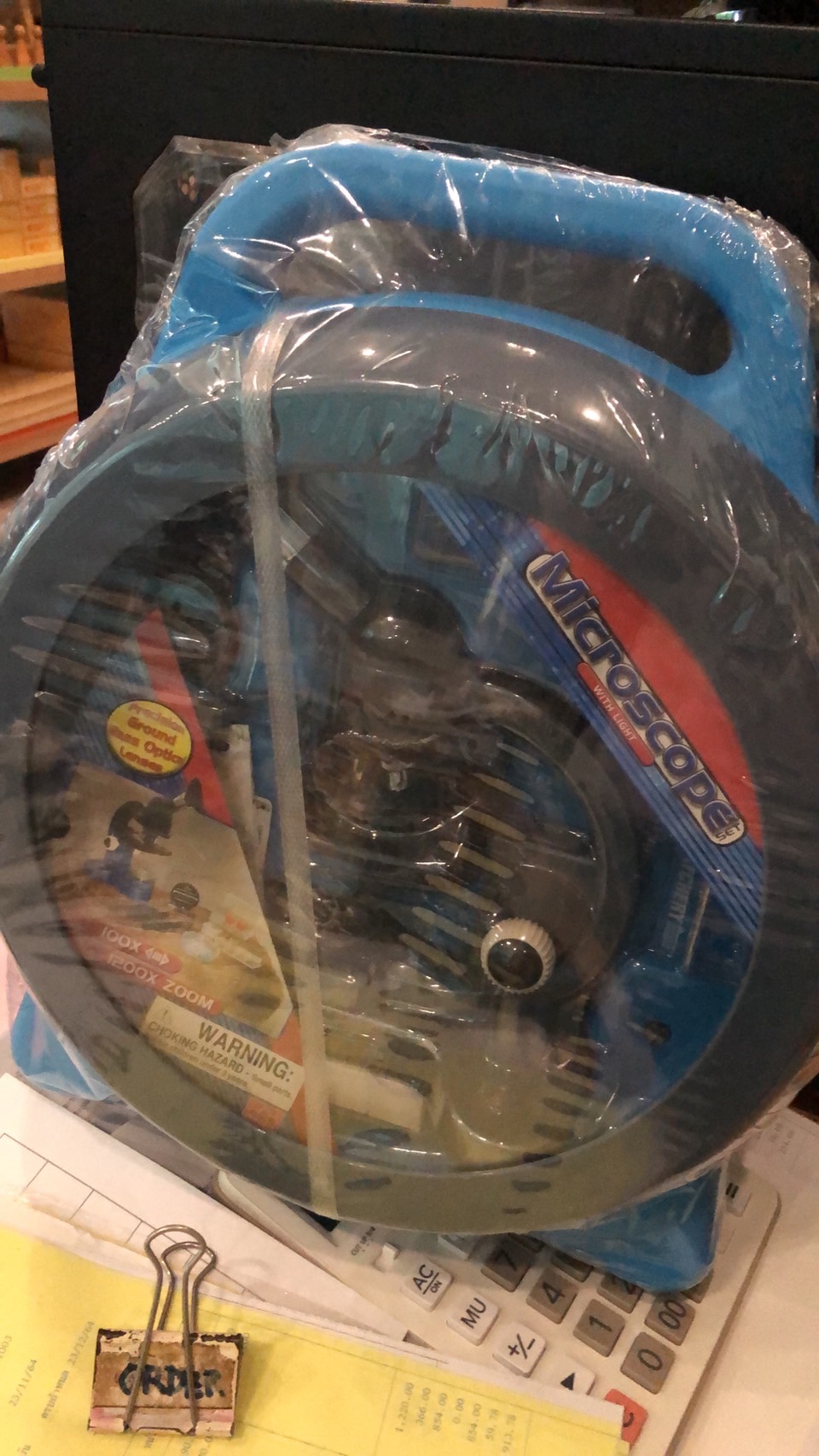 กล้องจุลทรรศน์ พร้อมกระเป๋า , ทดลองวิทยาศาสตร์, ของเล่นเสริมพัฒนาการ, ของเล่นเด็กอนุบาล, สื่อการสอนเด็กอนุบาล