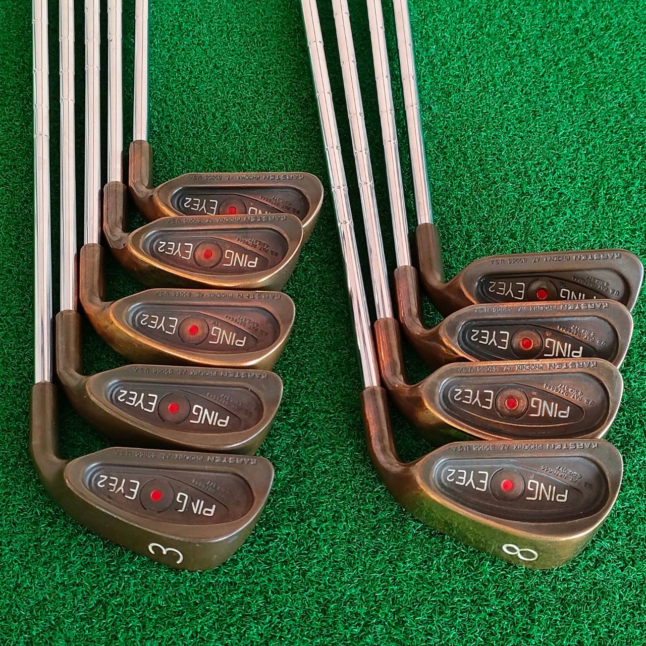 ชุดเหล็ก PING EYE2 จุดแดง มีเหล็ก 3 - 9 เเละ W SW ครบชุด สุดยอดแห่งวัสดุ Beryllium Copper หาวัสดุแบบนี้ไม่ได้แล้วครับ ราคาพุ่ง ในต่างประเทศ รุ่นนี้เลย 3 หมื่น