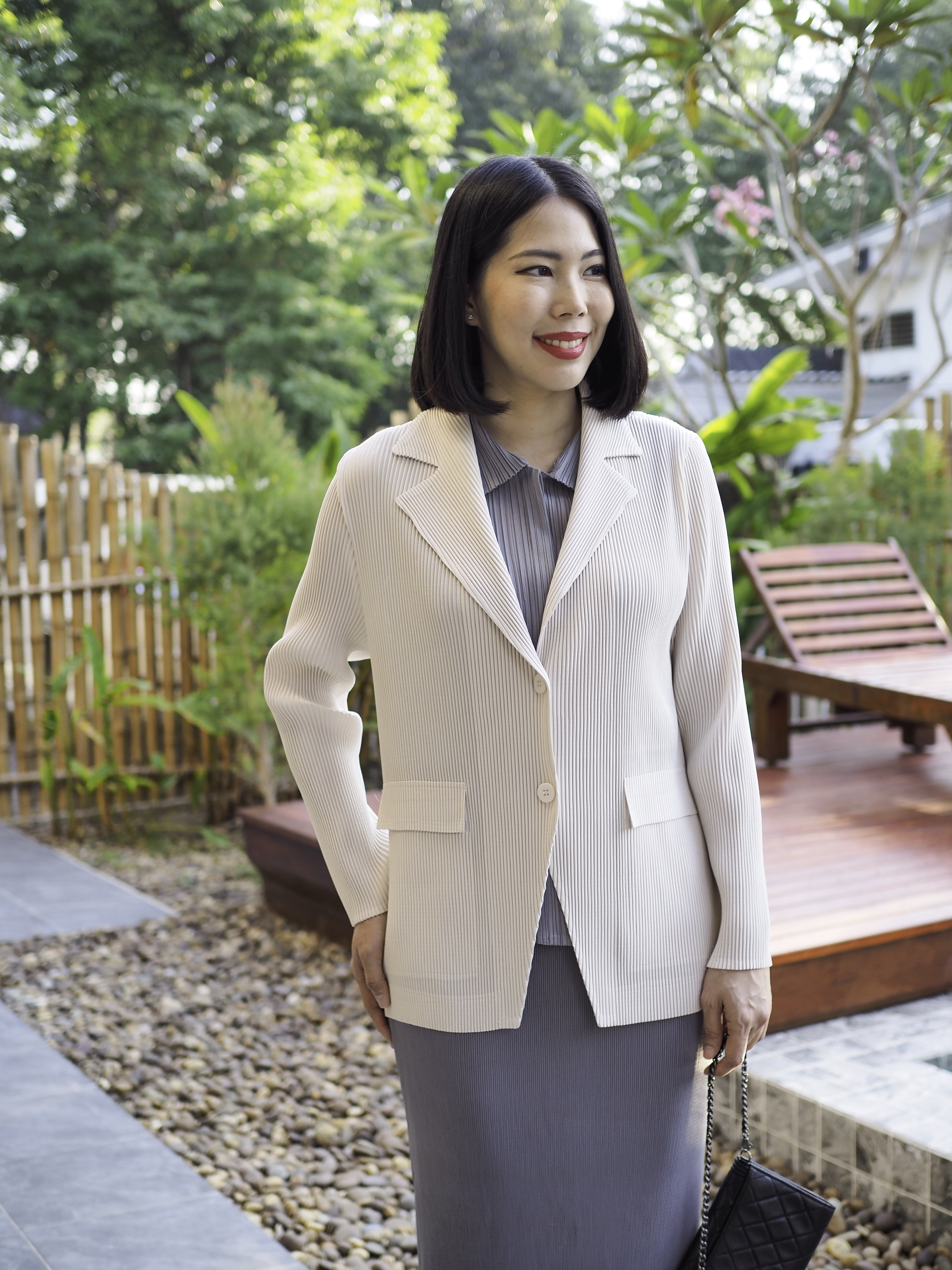 เพิ่มสีใหม่!! 2MUAY รุ่น GJO5131-9 เสื้อคลุมพลีทคุณภาพ THICK V NECK LONG SLEEVE PLEATED CARDIGAN 10 สี FREE SIZE