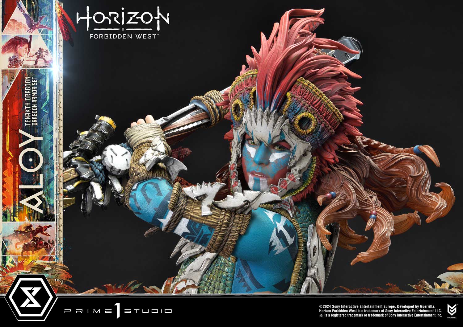 [สั่งจอง] Prime 1 Studio UPMHFW-02 : Aloy Tenakth Dragoon Armor (Horizon Forbidden West)