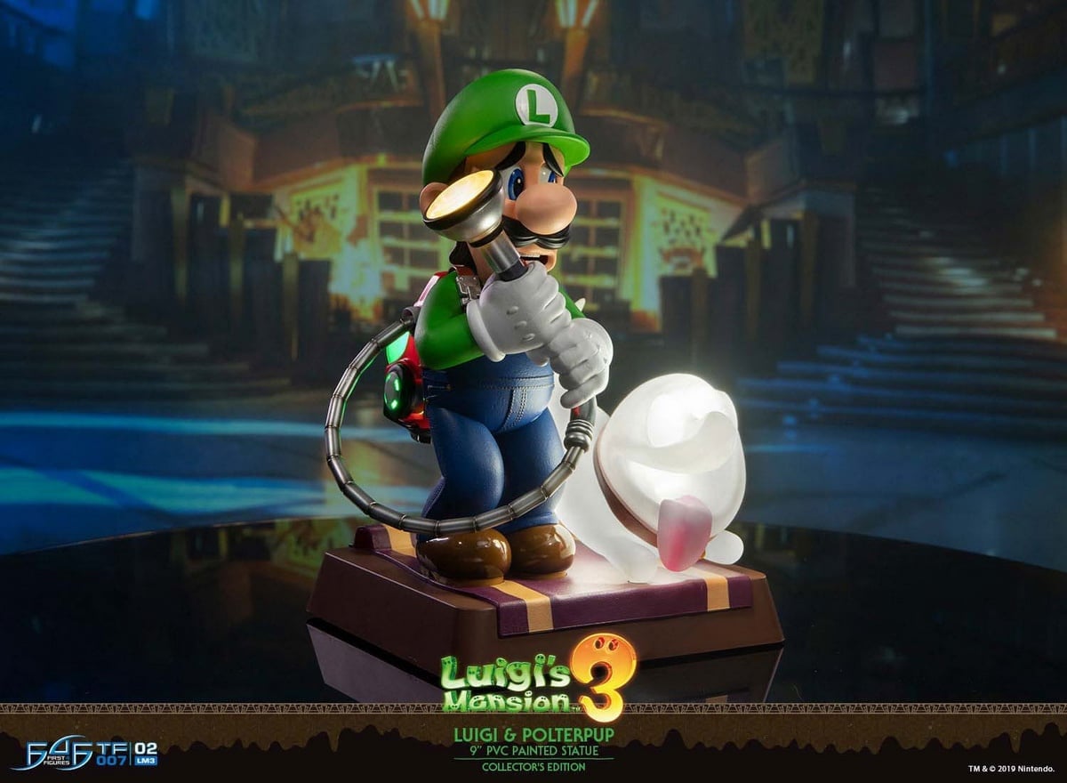 [สั่งจอง]First 4 Figures 23cm : LUIGI'S MANSION 3 – LUIGI AND POLTERPUP COLLECTOR'S EDITION
