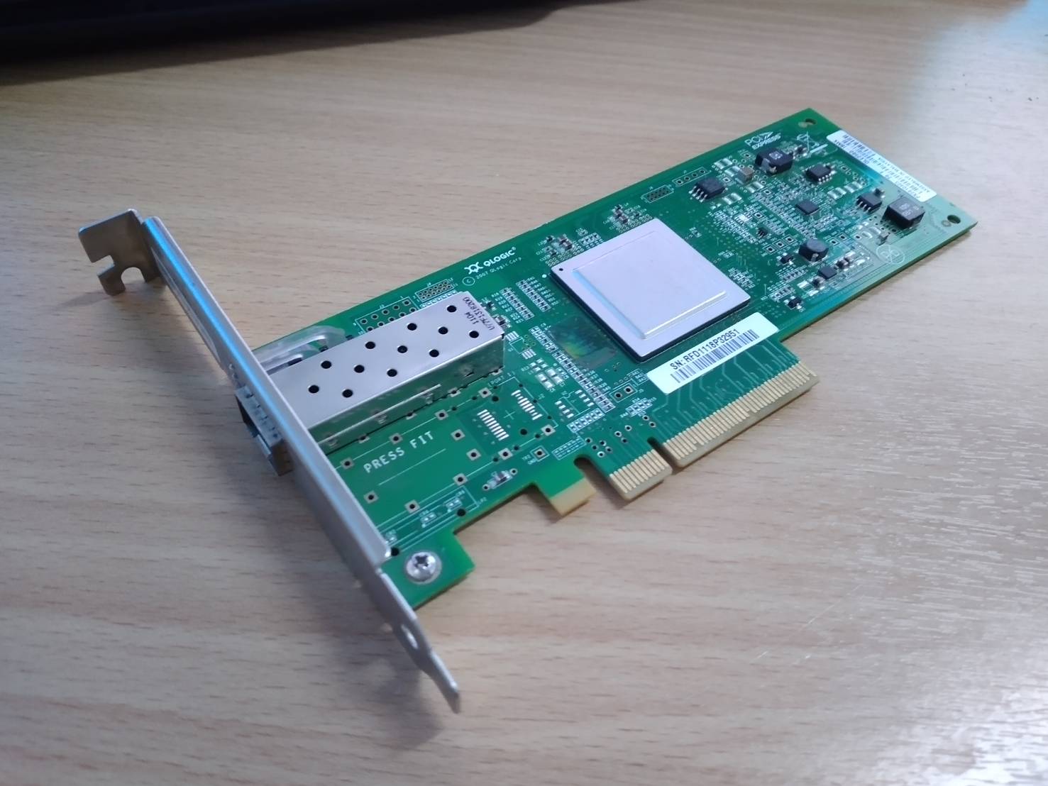 42D0501 - IBM QLOGIC 8GB FC SINGLE PORT HBA - PCIe, FRU 42D0507, QLOGIC QLE2560