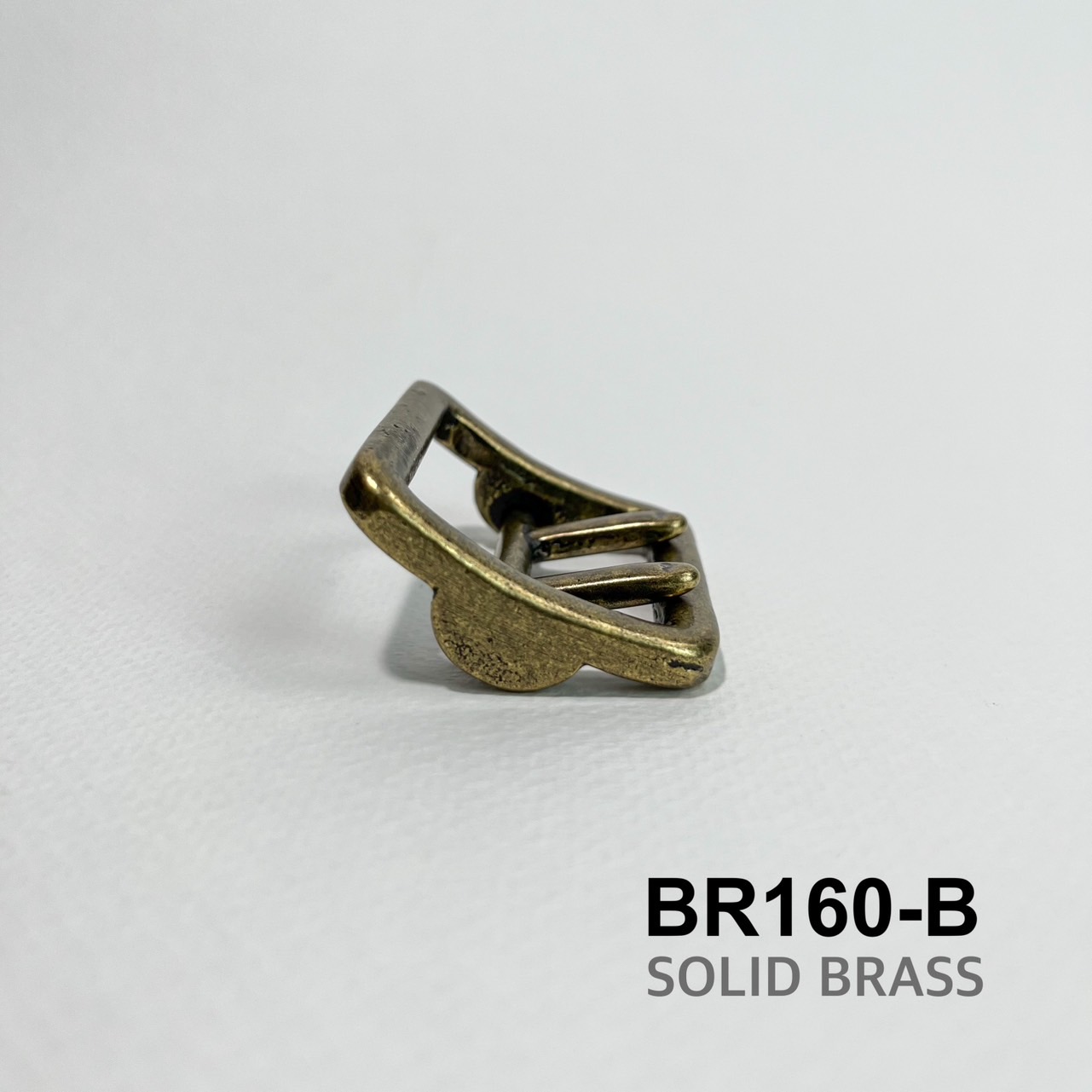 ฺBR160-ฺB หัวเข็มขัดทองเหลืองทำผิวสนิม ขนาด 38มิลหรือ 1.5นิ้ว ** ราคาต่อชิิ้น**