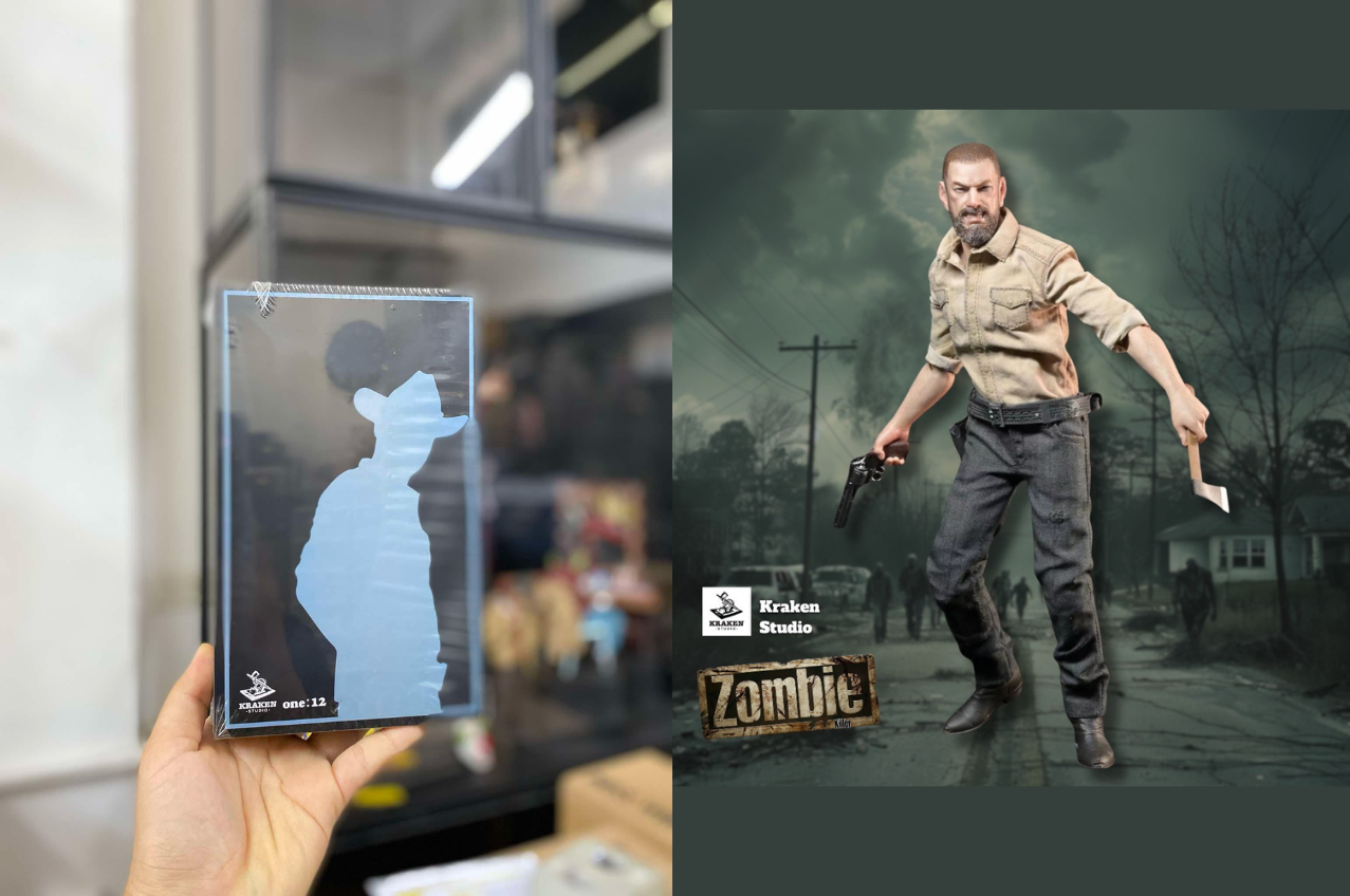 [พร้อมส่ง] Kraken Studio 1/12 : The zombie killer cloth action figure