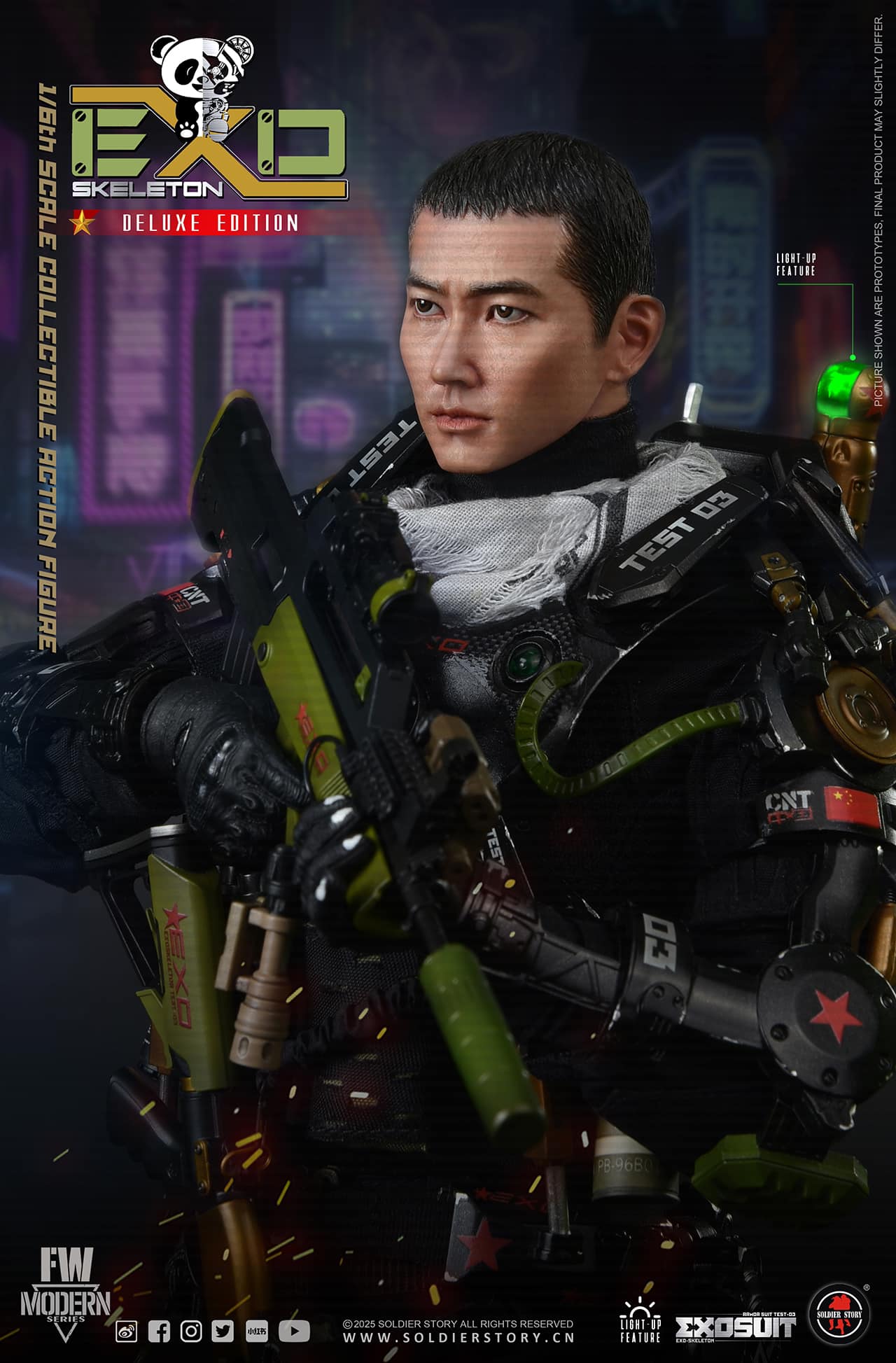 [สั่งจอง]SOLDIER STORY 1/6 : EXO-Skeleton Armor Suit Test -03 “Panda Division”