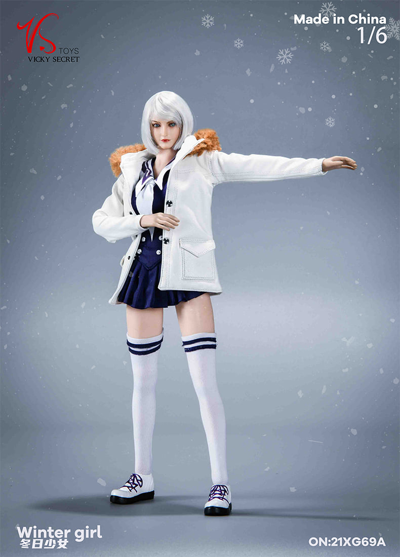 [สั่งจอง]VSTOYS 21XG69 1/6 : Winter girl Headsculpt+ JK Suit (Without Plastic Body)